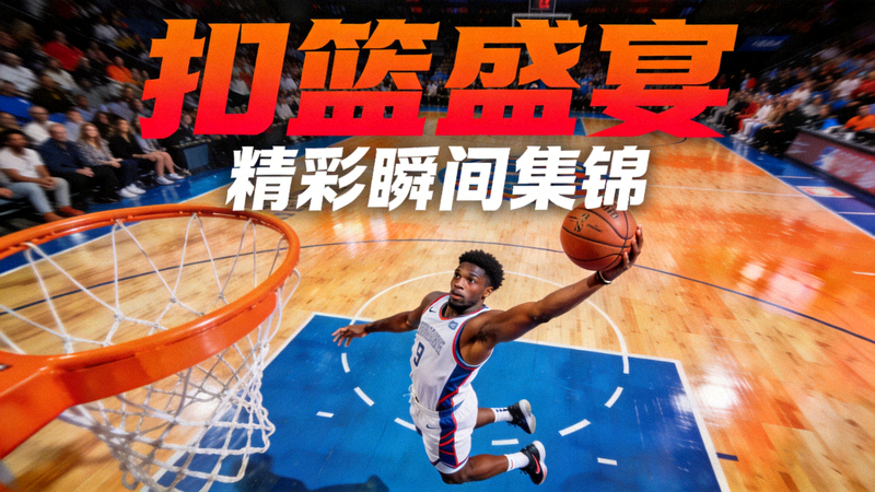 篮球比赛精彩扣篮瞬间集锦视频封面